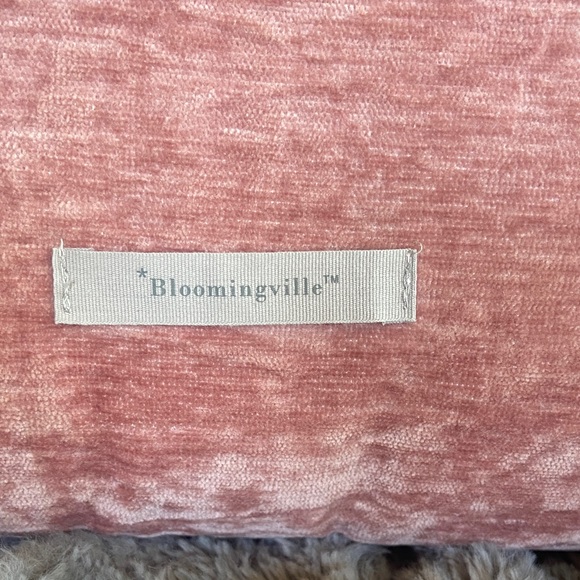 NWT Luxurious Pink Tassel Accent Pillow - Picture 2 of 5
